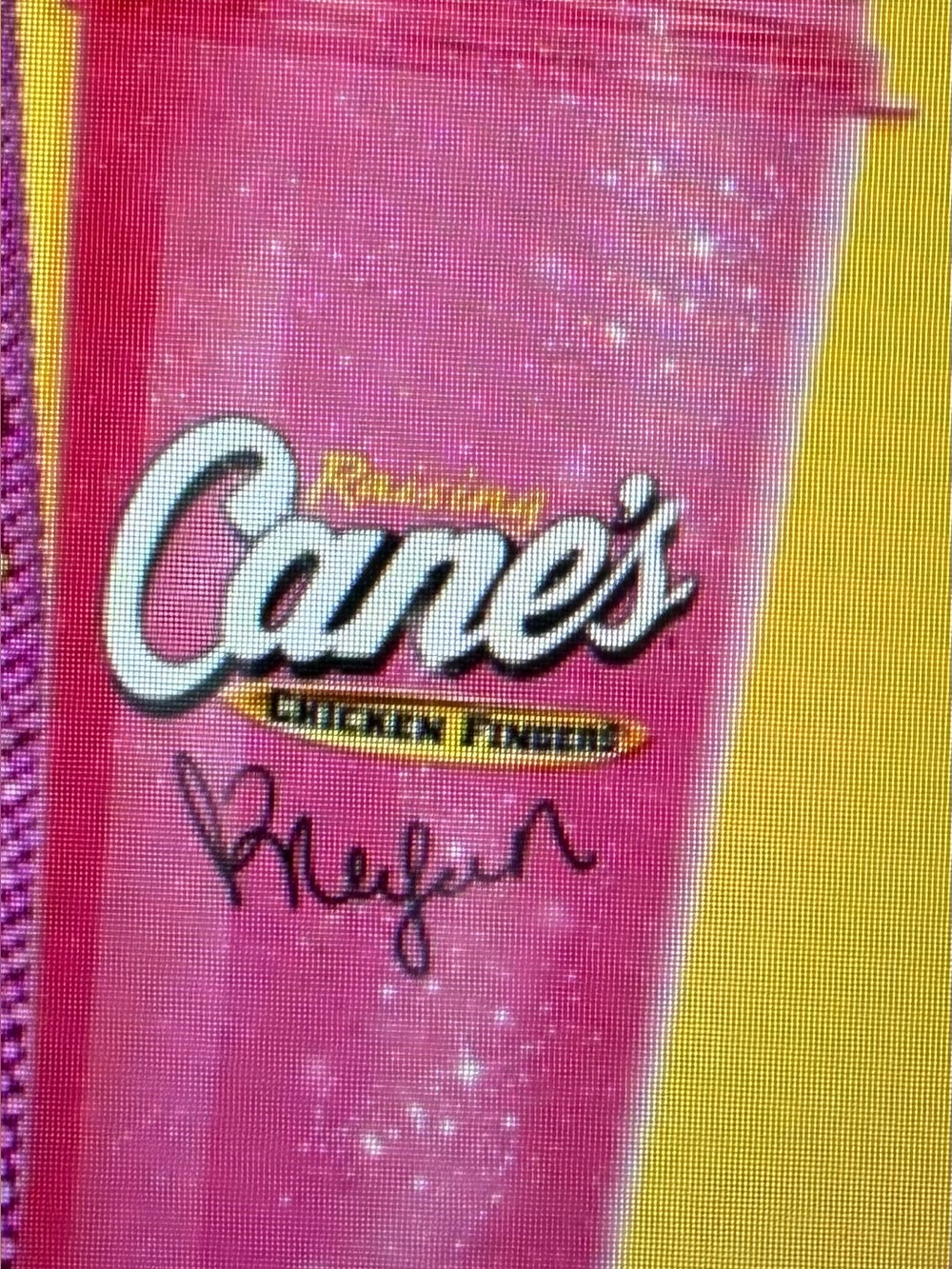 Pink Glitter Tumbler